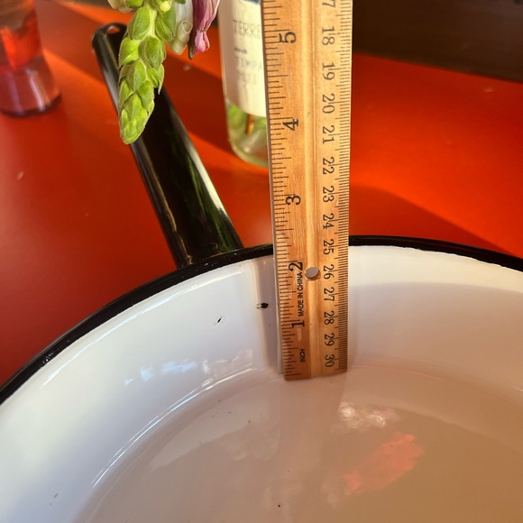 Enamel Ware Huta Silesia Made in Poland bright Yellow 10” Skillet Pan Vintage - Picture 6 of 7